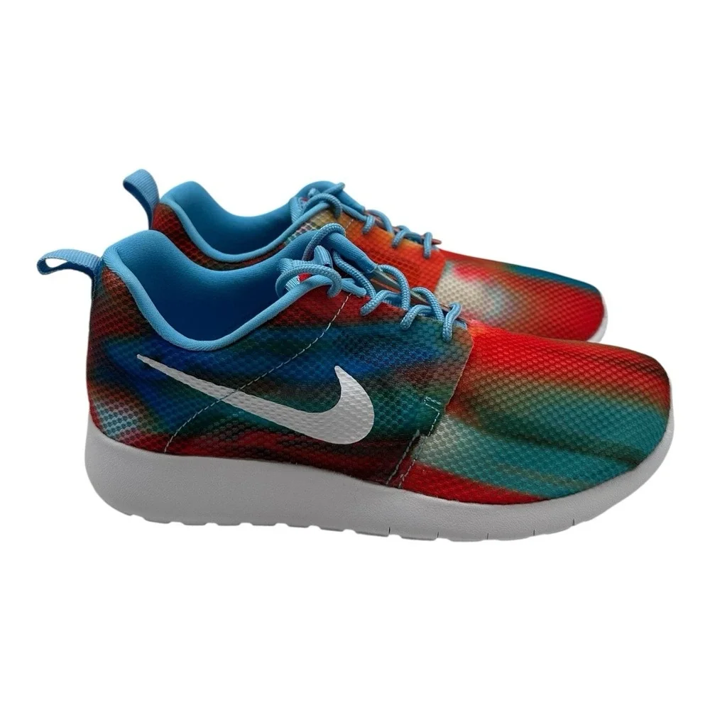 Nike Roshe One Flight Weight GS Running Shoes Youth 6 Womens 7.5 Rainbow Sneaker
